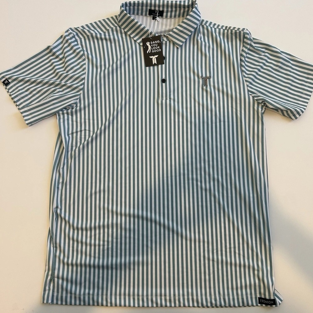 Trenton Men's Striped Polo Shirt